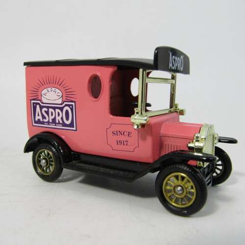Lledo 1920 Ford Model T van - Aspro promotional model car in box