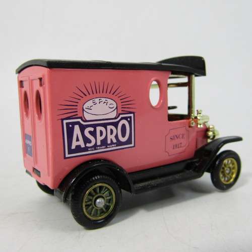 Lledo 1920 Ford Model T van - Aspro promotional model car in box