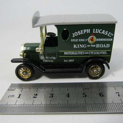 Lledo 1920 Ford Model T van - Joseph Lucas Ltd. promotional model car in box