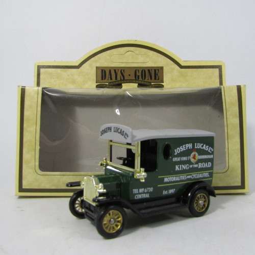 Lledo 1920 Ford Model T van - Joseph Lucas Ltd. promotional model car in box