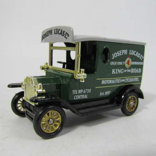 Lledo 1920 Ford Model T van - Joseph Lucas Ltd. promotional model car in box
