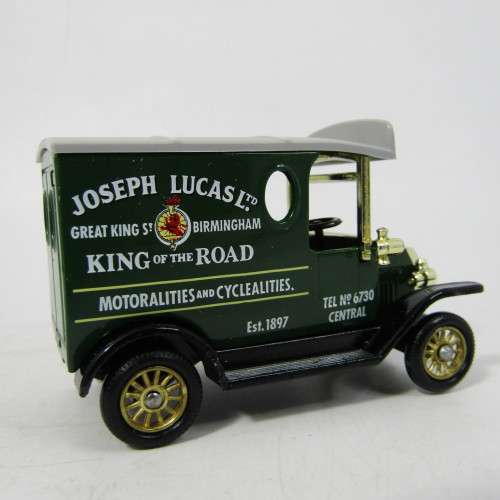 Lledo 1920 Ford Model T van - Joseph Lucas Ltd. promotional model car in box
