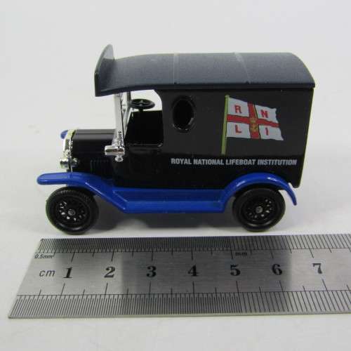 Lledo 1920 Ford Model T van - Royal National Lifeboat institution promotional model car in box