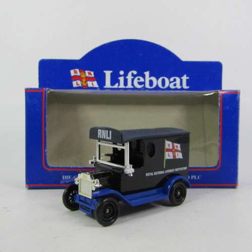 Lledo 1920 Ford Model T van - Royal National Lifeboat institution promotional model car in box