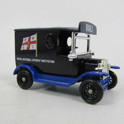 Lledo 1920 Ford Model T van - Royal National Lifeboat institution promotional model car in box