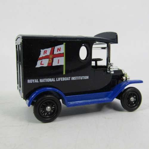 Lledo 1920 Ford Model T van - Royal National Lifeboat institution promotional model car in box
