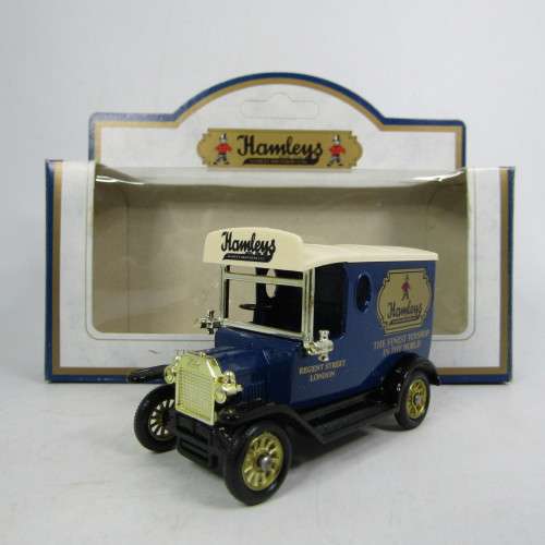 Lledo 1920 Ford Model T van - Hamsleys toy shop promotional model car in box
