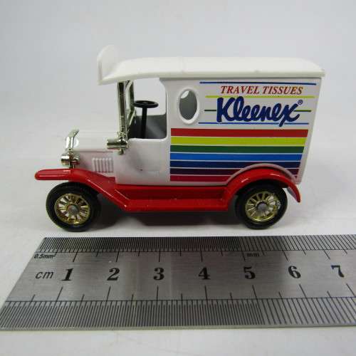 Lledo 1920 Ford Model T van - Kleenex travel tissues promotional model car in box