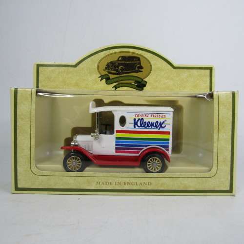 Lledo 1920 Ford Model T van - Kleenex travel tissues promotional model car in box