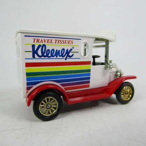 Lledo 1920 Ford Model T van - Kleenex travel tissues promotional model car in box