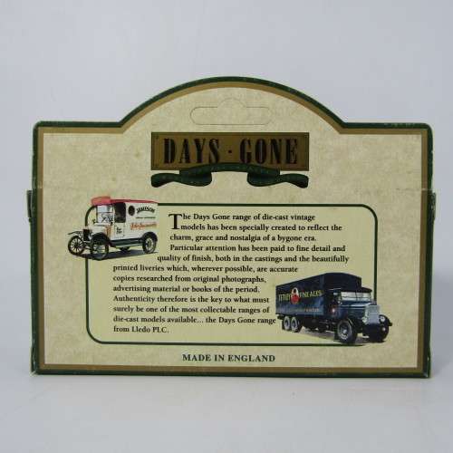 Lledo 1920 Ford Model T van - Zebra Grate Polish promotional model car in box