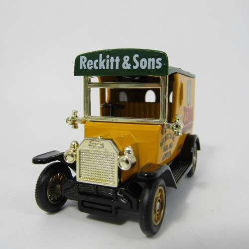 Lledo 1920 Ford Model T van - Zebra Grate Polish promotional model car in box