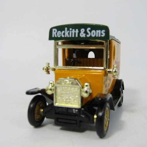 Lledo Days Gone 1920 Ford Model T van - Zebra Grate Polish promotional model car in box