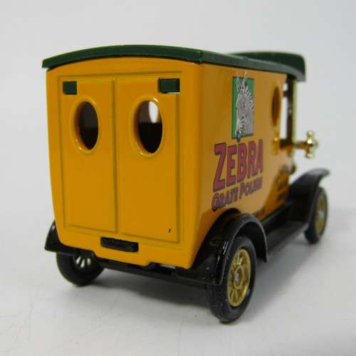 Lledo Days Gone 1920 Ford Model T van - Zebra Grate Polish promotional model car in box