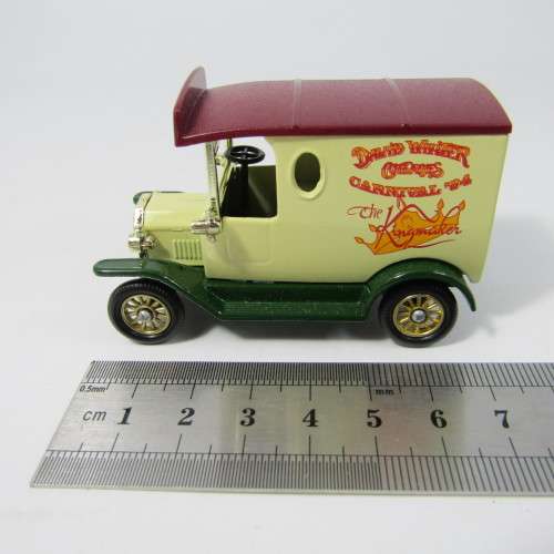 Lledo 1920 Ford Model T van - David Winter Cottages Carnival `94 promotional model car in box