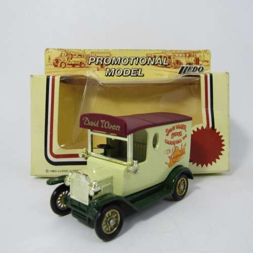 Lledo 1920 Ford Model T van - David Winter Cottages Carnival `94 promotional model car in box