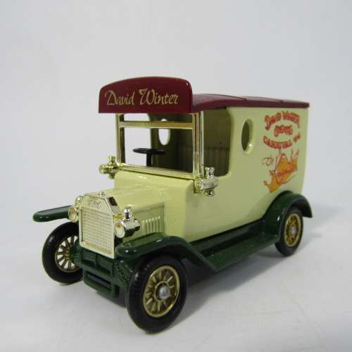 Lledo 1920 Ford Model T van - David Winter Cottages Carnival `94 promotional model car in box
