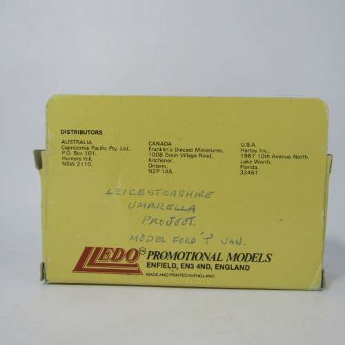 Lledo 1920 Ford Model T van - Fotorama promotional model car in box