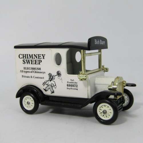 Lledo 1920 Ford Model T van - Chimney Sweep promotional model car in box