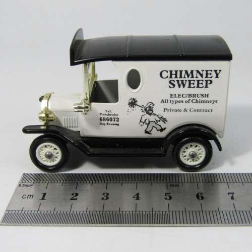 Lledo 1920 Ford Model T van - Chimney Sweep promotional model car in box