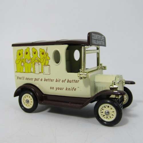 Lledo 1920 Ford Model T van - Country Life English Butter promotional model car in box