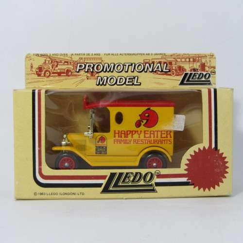 Lledo 1920 Ford Model T van - Happy Eater Family Restuarants promotional model car in box