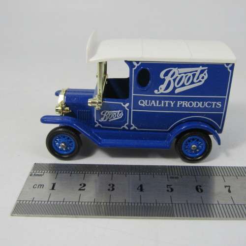 Lledo 1920 Ford Model T van - Boots Quality Products promotional model car in box