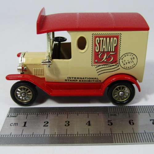 Lledo 1920 Ford Model T van - Stanley Gibbons 1995 International Stamp exhibition model car in box
