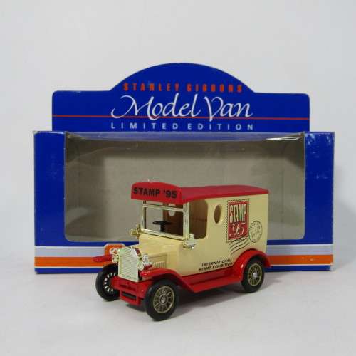 Lledo 1920 Ford Model T van - Stanley Gibbons 1995 International Stamp exhibition model car in box