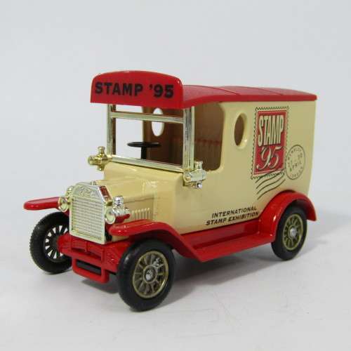 Lledo 1920 Ford Model T van - Stanley Gibbons 1995 International Stamp exhibition model car in box