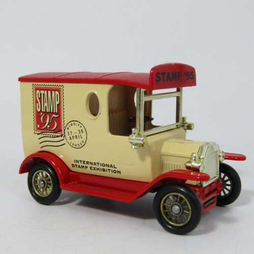 Lledo 1920 Ford Model T van - Stanley Gibbons 1995 International Stamp exhibition model car in box
