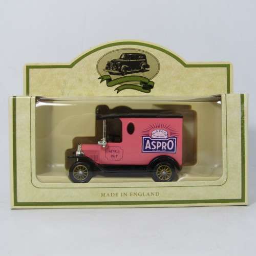 Lledo 1920 Ford Model T van - Aspro promotional model car in box