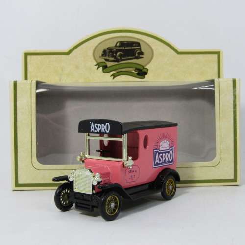 Lledo 1920 Ford Model T van - Aspro promotional model car in box