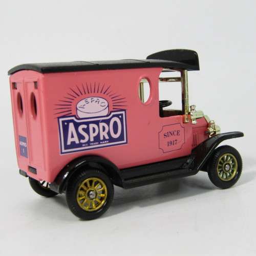 Lledo 1920 Ford Model T van - Aspro promotional model car in box