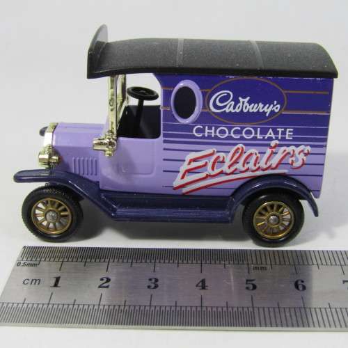 Lledo 1920 Ford Model T van - Cadbury`s Chocolate Eclairs promotional model car in box