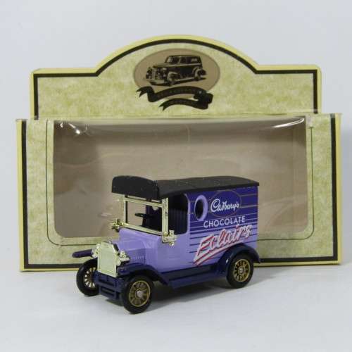 Lledo 1920 Ford Model T van - Cadbury`s Chocolate Eclairs promotional model car in box