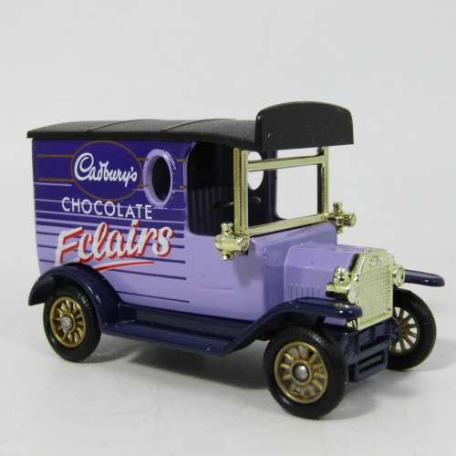 Lledo 1920 Ford Model T van - Cadbury`s Chocolate Eclairs promotional model car in box
