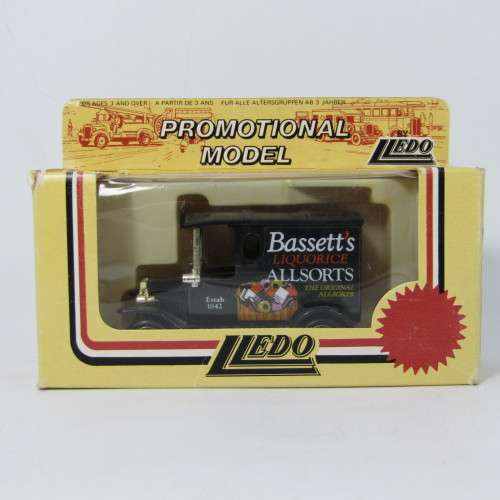 Lledo 1920 Ford Model T van - Bassett`s Liquorice allsorts promotional model car in box