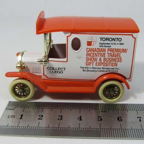 Lledo 1920 Ford Model T van - Franklins die-cast miniatures promotional model car in box