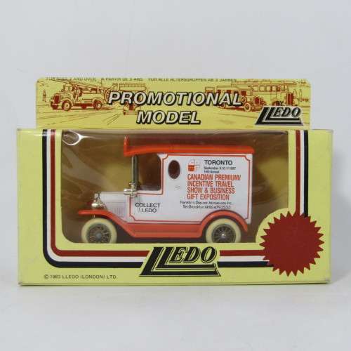 Lledo 1920 Ford Model T van - Franklins die-cast miniatures promotional model car in box