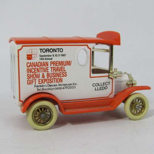 Lledo 1920 Ford Model T van - Franklins die-cast miniatures promotional model car in box