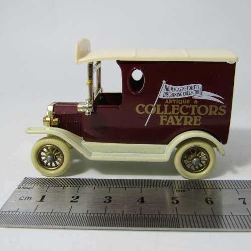 Lledo 1920 Ford Model T van - Antiques and Collectibles Fayre promotional model car in box