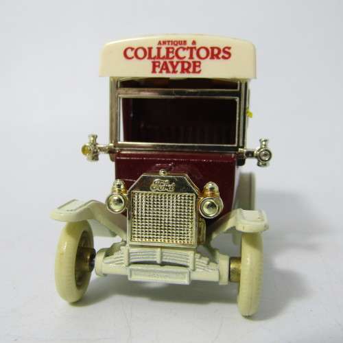 Lledo 1920 Ford Model T van - Antiques and Collectibles Fayre promotional model car in box