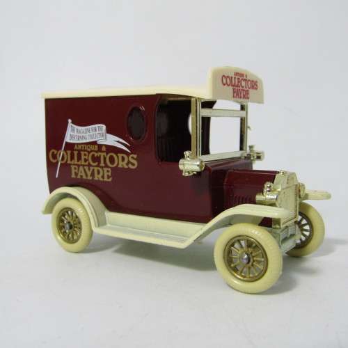 Lledo 1920 Ford Model T van - Antiques and Collectibles Fayre promotional model car in box