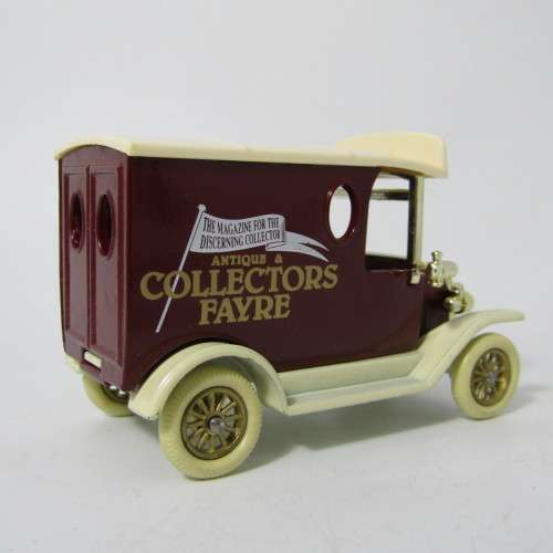 Lledo 1920 Ford Model T van - Antiques and Collectibles Fayre promotional model car in box