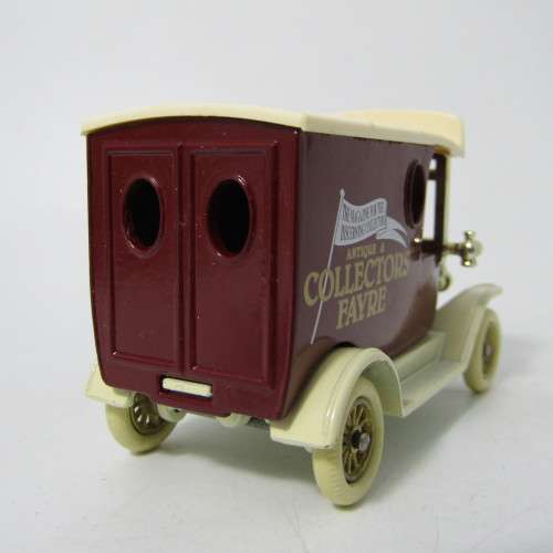 Lledo 1920 Ford Model T van - Antiques and Collectibles Fayre promotional model car in box