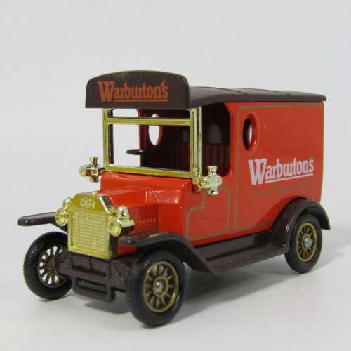 Lledo 1920 Ford Model T van - Warburton`s Family Bakers promotional model car in box