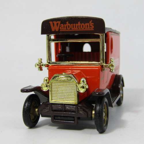 Lledo 1920 Ford Model T van - Warburton`s Family Bakers promotional model car in box