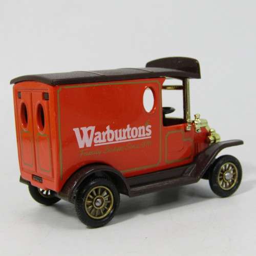 Lledo 1920 Ford Model T van - Warburton`s Family Bakers promotional model car in box