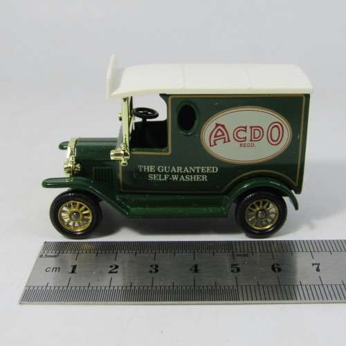 Lledo 1920 Ford Model T van - ACDO self-washer promotional model car in box